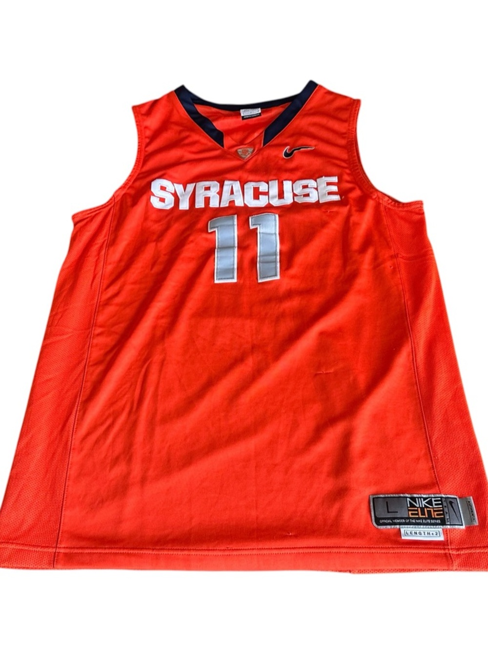 Nike Men Syracuse Orange Basketball Home Jersey Sz Large